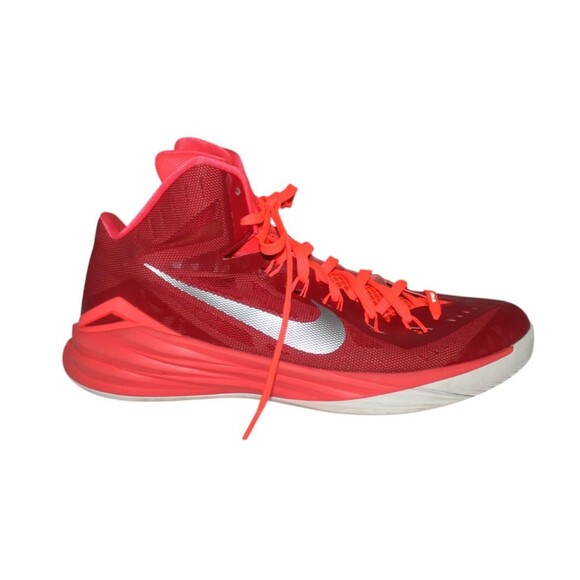Nike Hyperdunk 653483-607 2014 Red Excellent ConditionSize 14 - Picture 7 of 13